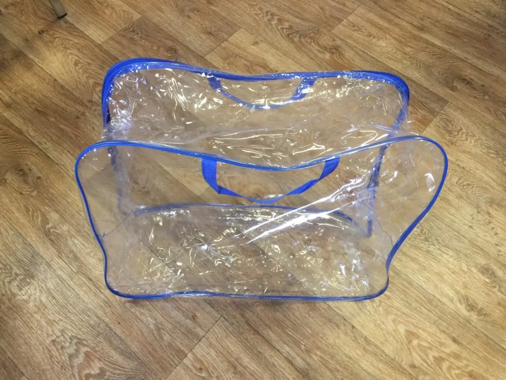 сумки для роддома прозрачные из ПВХ в Красноярске
